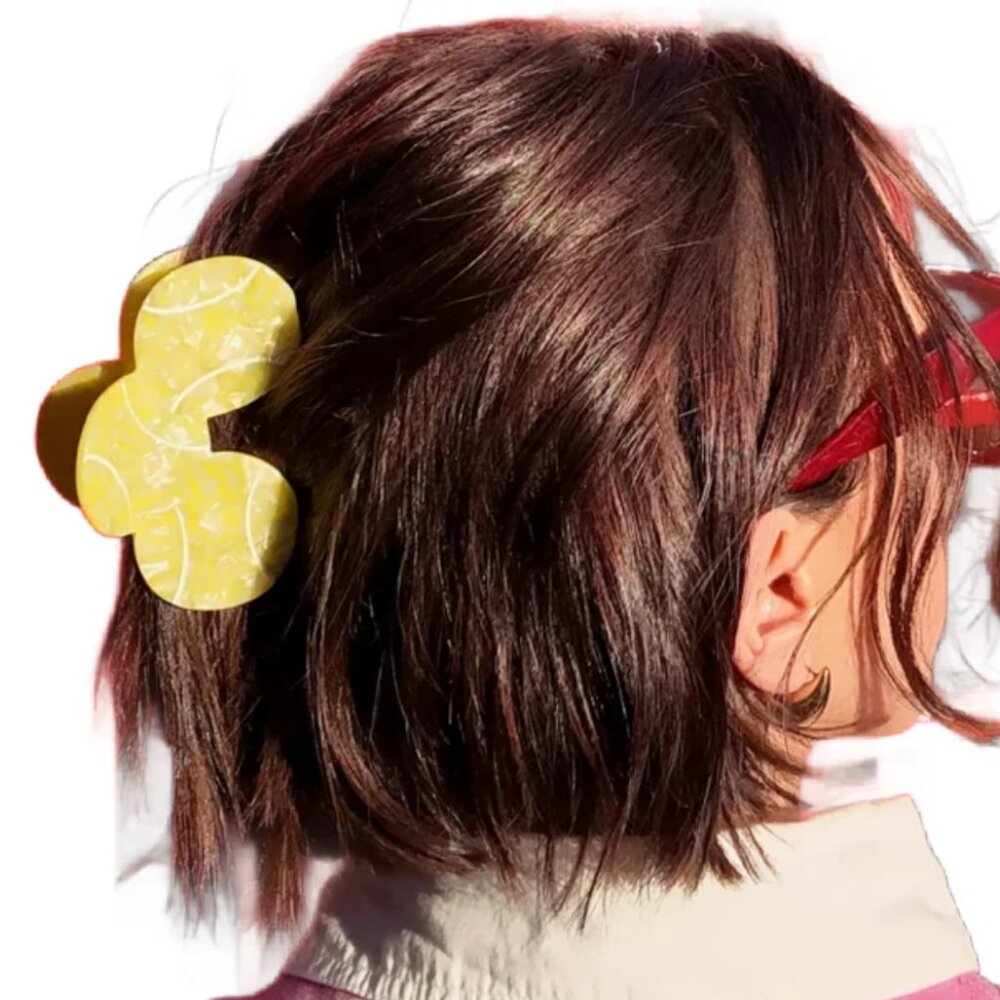 SOLAR ECLIPSE HANDPAINTED TENNIS BALL CLIP